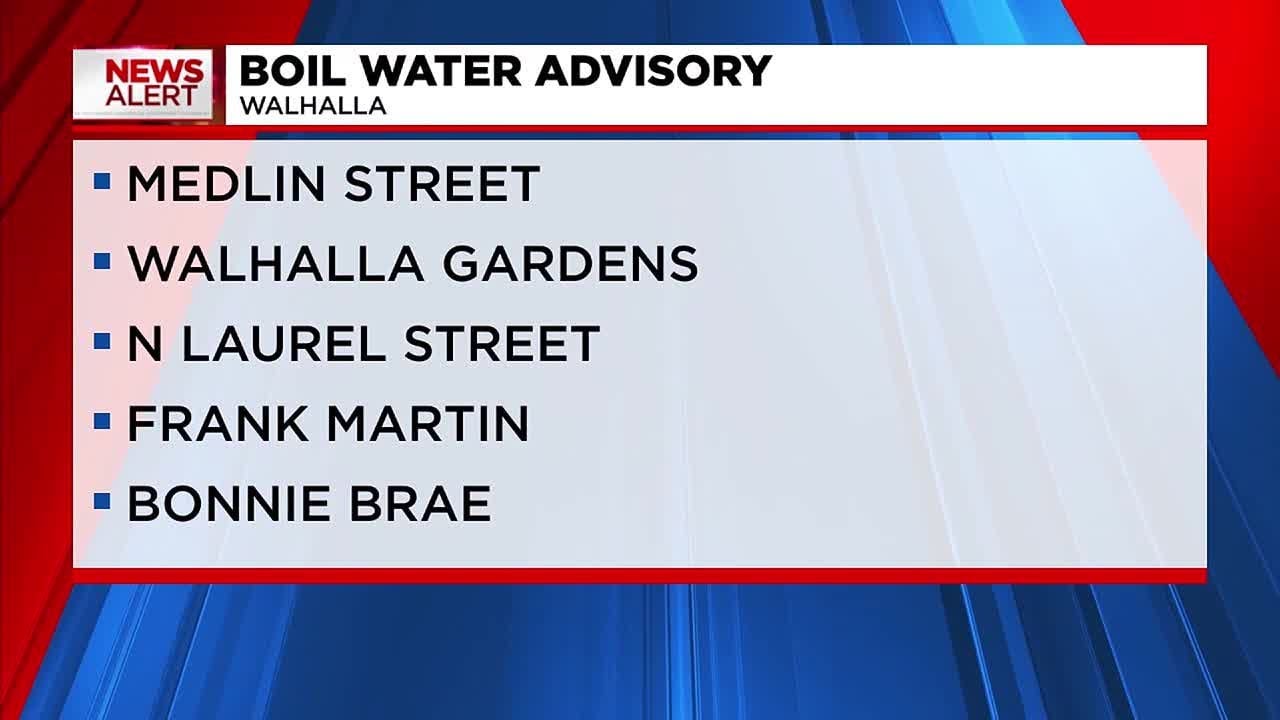 Boil water advisory issued following main water break in Walhalla - YouTube