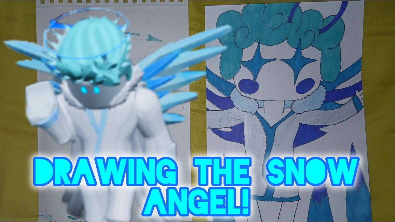 Drawing The Snow Angel! [Super Angel's Christmas Contest]