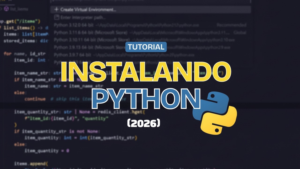 Como Instalar Python no Windows em 2026 [SEM ERRO] - YouTube