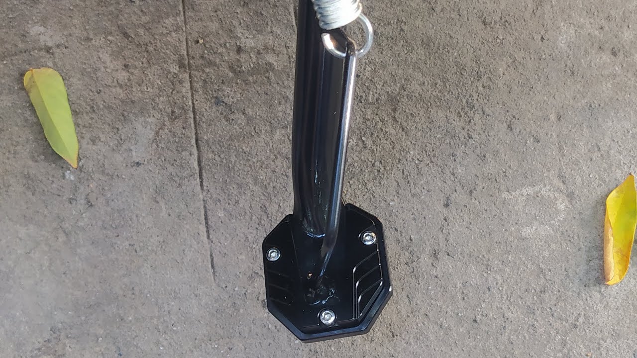 how to install kickstand extender or sidestand shoe cover for click 125