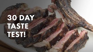 The 365 Day Dry Aged Beef Project - Episode 4: 30 Days Taste Test!