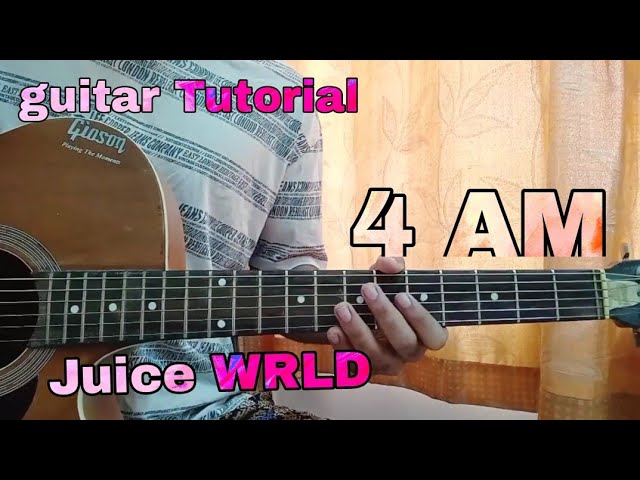 Hide (Juice WRLD, Seezyn) Guitar Tutorial