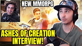 Famous Summit1g & Shroud Interview Ashes of Creation Director Steven Sharif | New MMORPG Profile