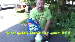 Best quick wash for your ATV.