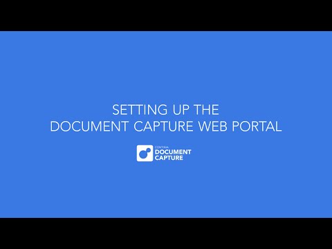 Setting up Continia Document Capture Web Portal