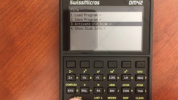 DM42 Connecting to a Computer with USB