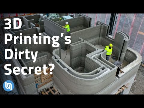 Видео: Concrete Gone Green: Увлекательные 3D-печатные кирпичи
