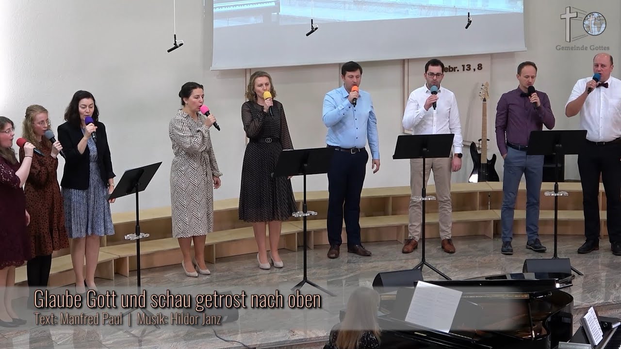 Glaube Gott und schau getrost nach oben