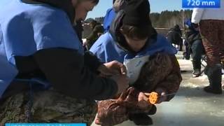 видео Прошли соревнования по рыбной ловле для людей с ограниченными возможностями