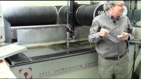 Building Prototypes Dan Gelbart  part 3 of 18 Waterjet