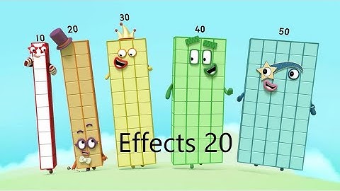 Numberblocks Theme Song Effects 20 But Land of the Giants