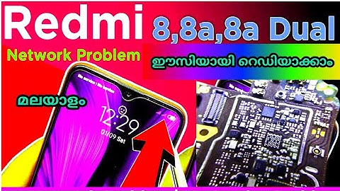 Redmi 8 No service. Net work problem fix 💯% without WTR ic replace. മലയാളം #redmi8 @cellsolution