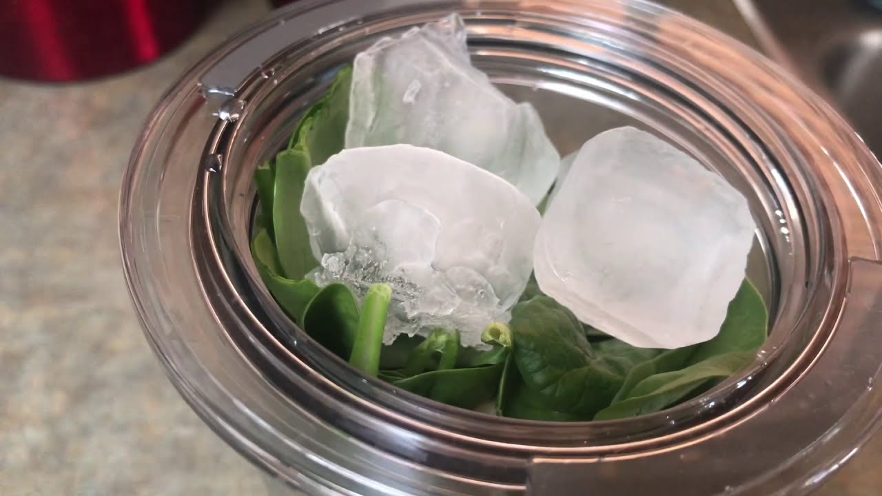 How to make Berry Green Smoothie in Vitamix Go Blending Cup