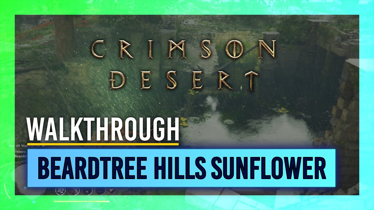 Beardtree Hills Sunflower Ruins Puzzle Solution | Crimson Desert thumbnail