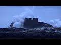 Hawaii Update at hardened lava river.  Kilauea eruption in Leilani Estates.  September 5, 2018