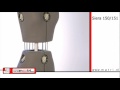 Siera 150/151 Instruction paspop dressform mannequin schneiderbsten Maniquis regulables