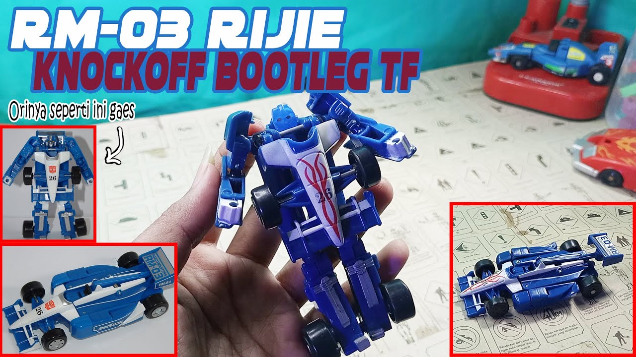 Transformers RobotMasters : Rijie / Ligier K.O Bootleg. RobotF1 