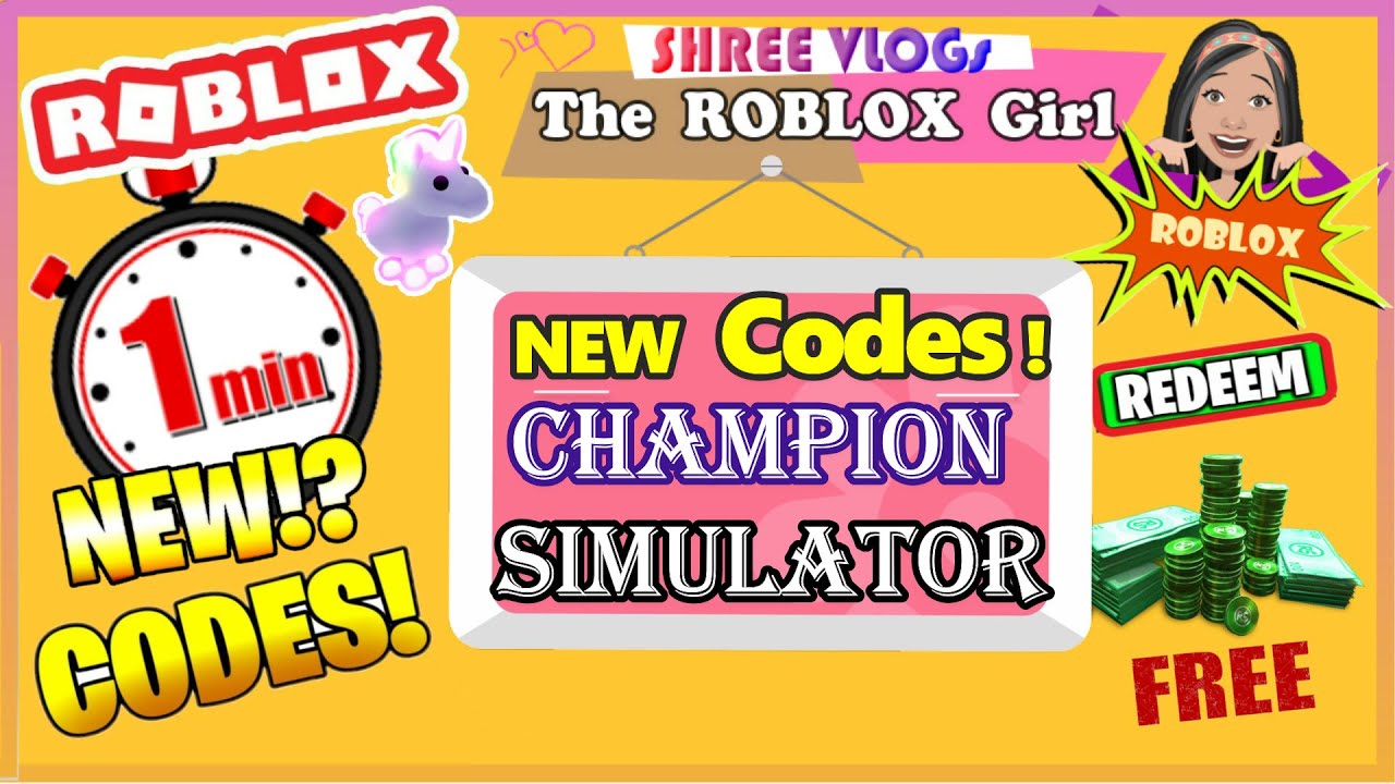 ⏱️ ROBLOX Champion Simulator new Codes 👑🏆 in ⏱️60 Seconds Codes! All New Roblox 2020 Codes.