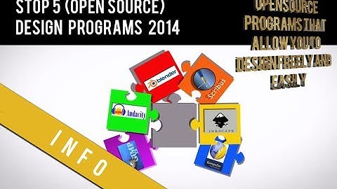 5 Top (Free/Open Source)  Design Programs 2014
