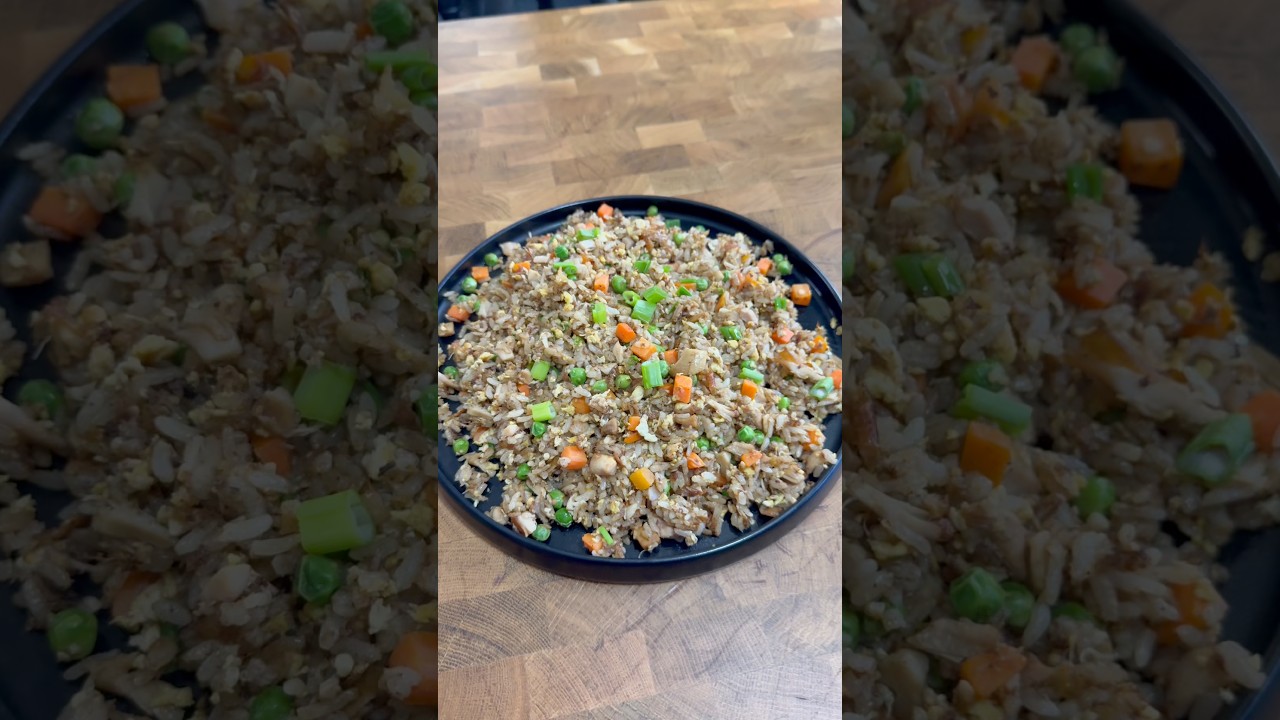 Make this chicken fried rice! #shorts