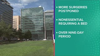 Cleveland Clinic delaying nonessential surgeries that require a hospital bed from Dec. 8-17