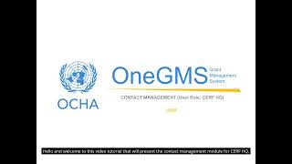 [EN] CERF HQ - Contact Management screenshot 2