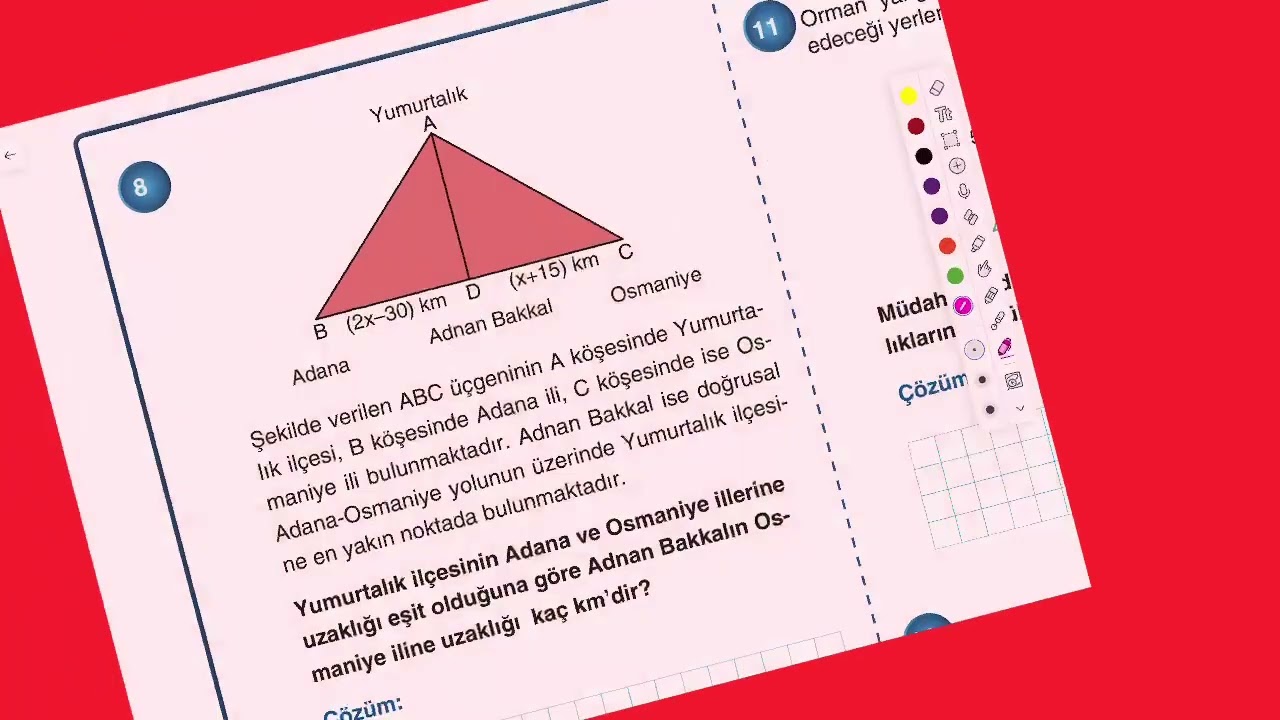 Mathsabi 8. Sınıf 2.Dönem 2.Yazılı Hazırlık Çözümler - YouTube