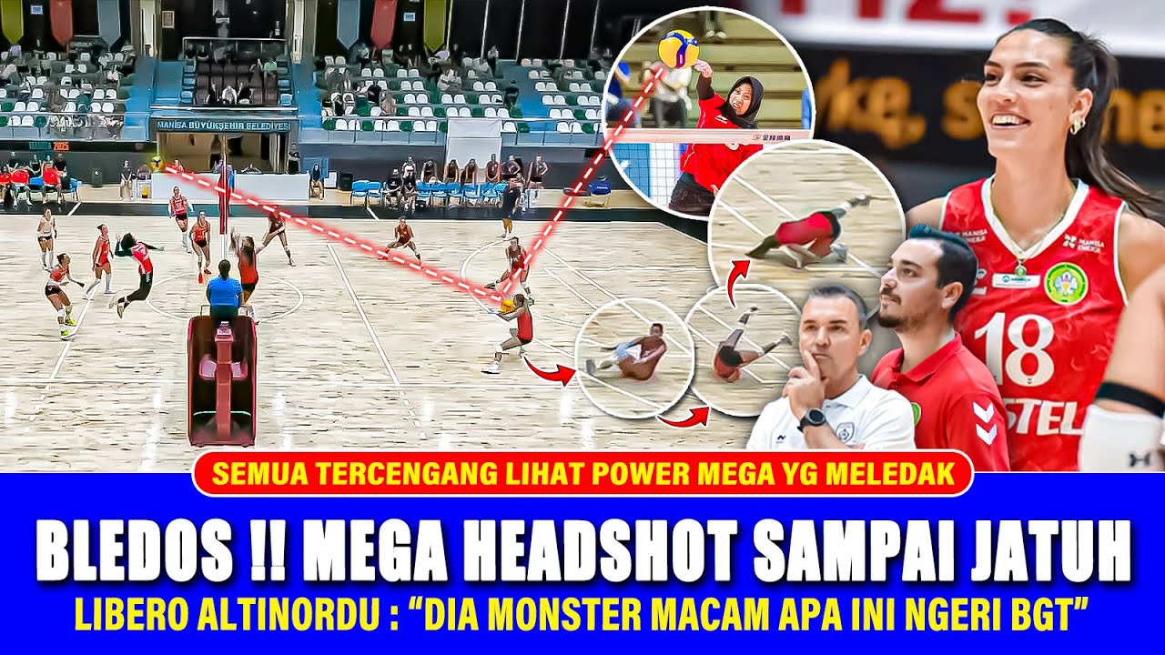 Ece Kozdere GIRANG Banget Lihat Spike Megatron Yang Berkali-kali Mbledos Buat Altinordu Hancur