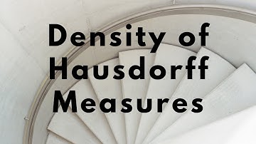 Densities of Hausdorff Measures | GMT