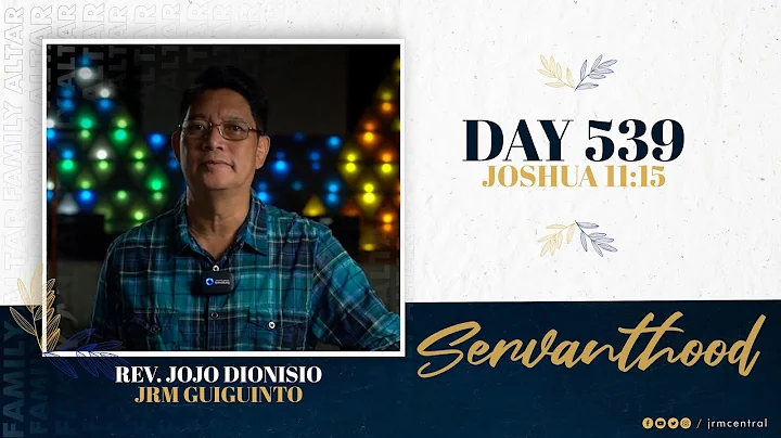 DAY 539 of #JRMFamilyAltar