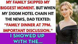 My Family Skipped My Wedding  But When My $100M Hotel Chain Hit the News, Dad Texted…