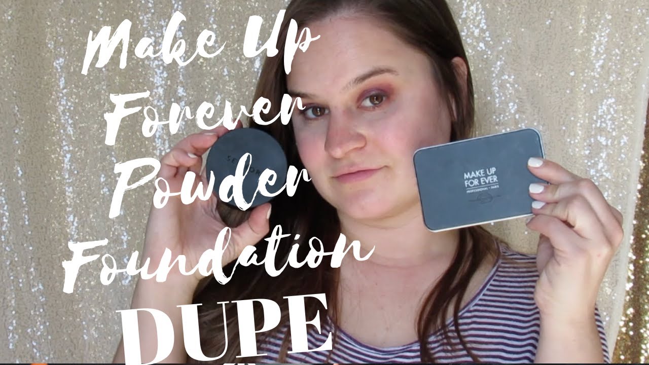 Make Up Forever Powder Foundation DUPE!! YouTube