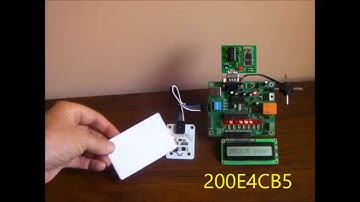 Reading the serial number of Mifare Tag with an RFID UART module and a Bolt 18F2550 microcontroller