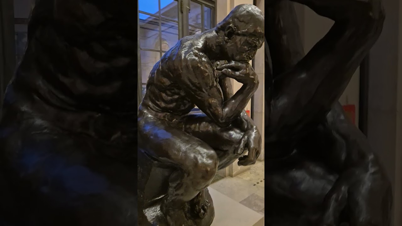 Thinking 🤔 Man Sculpture 