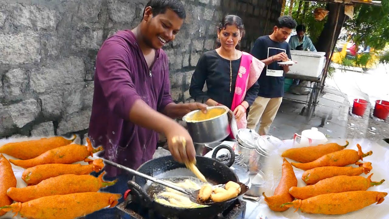 #Yummy! Aloo Bonda& Mirchi Bajji  Recipe | بيضة بوندا وصفة | Street food | KikTV Network