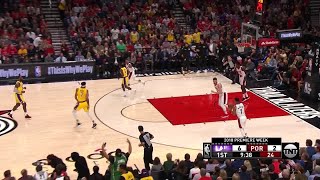 1st quarter, one box video: portland trail blazers vs. los angeles
lakers
