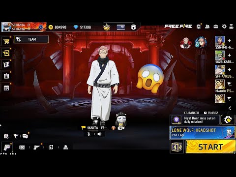 Sukuna Arrival Animation | Free Fire X Jujutsu Kaisen Malevolent Shrine New Arrival Animation Emote