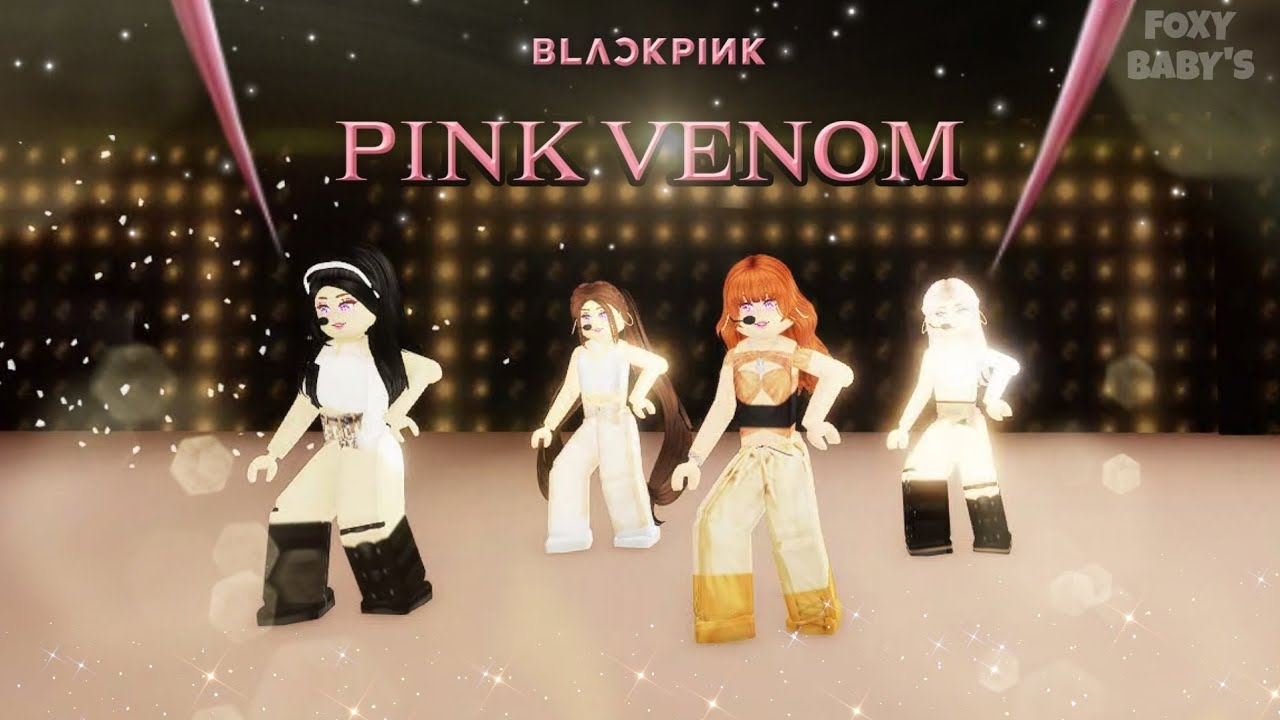 🐍 BLACKPINK 'PINK VENOM' Roblox Dance Cover + Códigos RH Dance