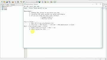 Print Hello World in JSP | inquiryhere.com