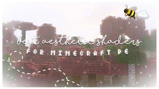 top 5 best aesthetic shaders for minecraft pe 1.18+ 🐝☁️💕 less lag, more realistic water (ASMR) screenshot 3