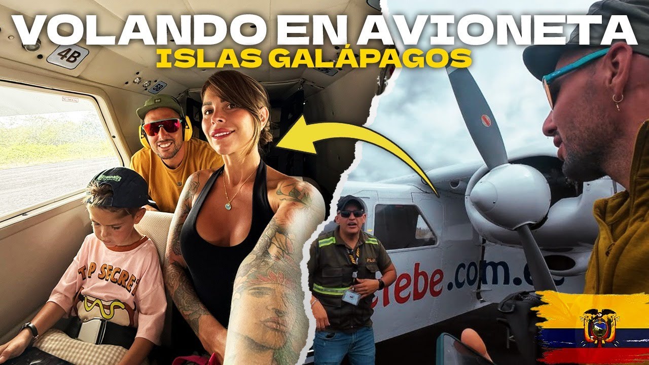🇪🇨LLEGAMOS A ISLA ISABELA EN AVIONETA 🫣  [TP 04 -EpI 0137 EL GRAN VIAJE
