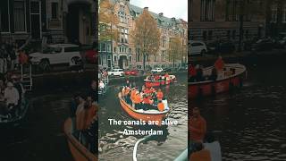 #amsterdam #travel #kingsday #canallife