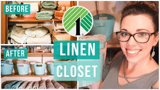 BEST WAYS TO ORGANIZE YOUR LINEN CLOSET WITH THE DOLLAR TREE