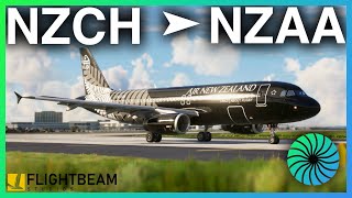 MSFS LIVE | ALL BLACKS | FLIGHTBEAM NZAA GIVEAWAY! | Christchurch (CHC) ✈ Auckland (AKL) | #msfs2020