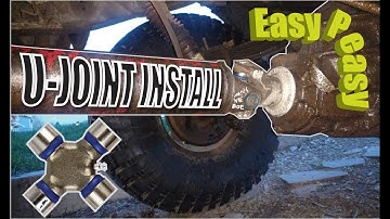 How to replace U joints with no special tools