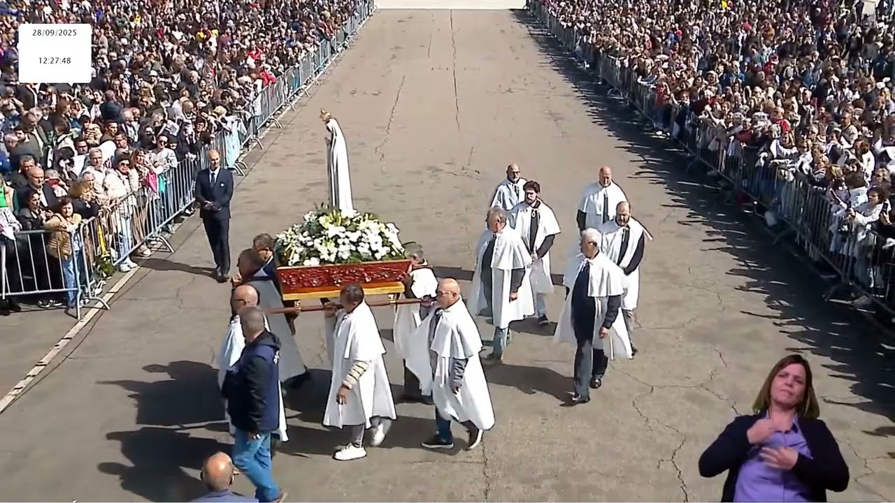 Procissão do Recinto de Oração até  Capela das Aparições 28.09.2025