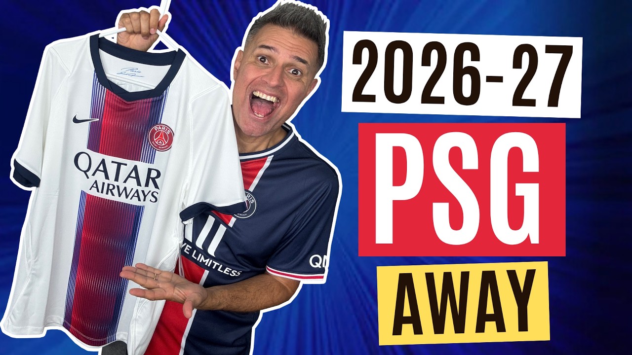 NIKE 2026-27 PSG STADIUM DRI-FIT AWAY SHIRT REVIEW 🔥 7- Khvicha