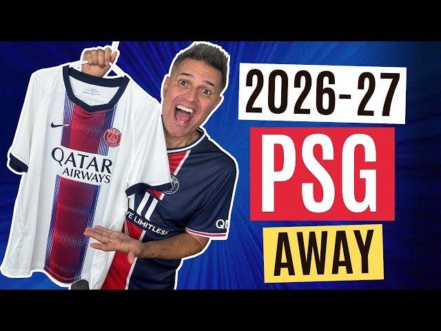 NIKE 2026-27 PSG STADIUM DRI-FIT AWAY SHIRT REVIEW 🔥 7- Khvicha