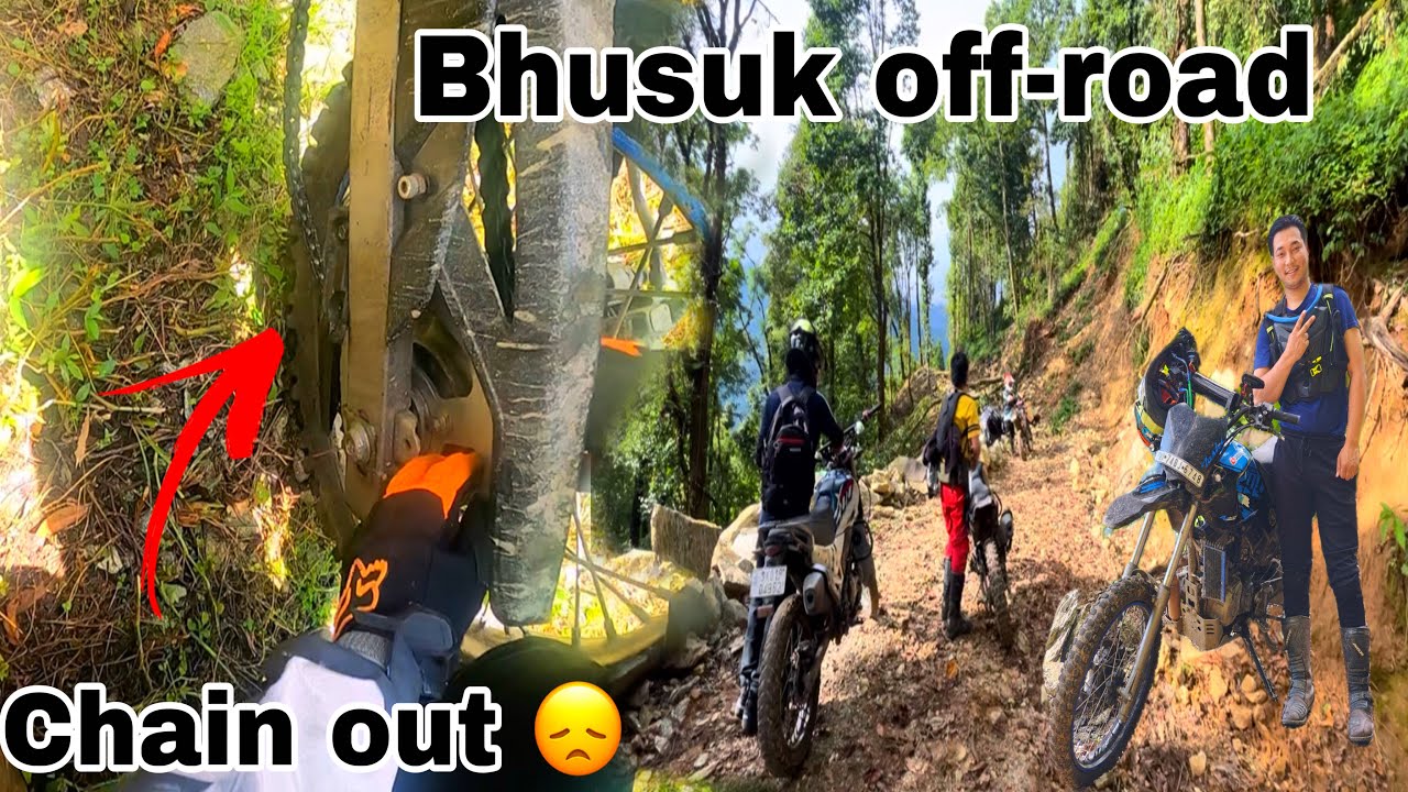 Gangtok bhusuk trail off roading on hero Xpulse 200 with boys