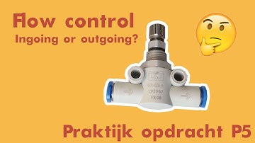 Wat is het verschil tussen een in- en een uitstroom snelheidsregeling?  | P5